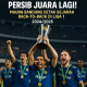 Ciro Alves dan Marc Klok angkat trofi Liga 1 2025 bareng Persib Bandung