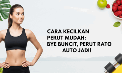 cara kecilkan perut